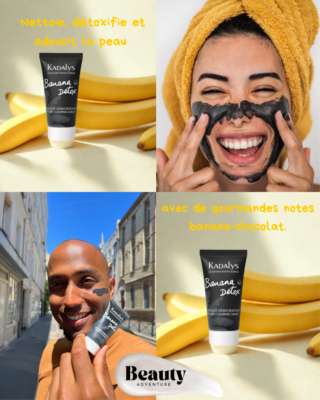 MASQUE DÉSINCRUSTANT 'BANANA DETOX'